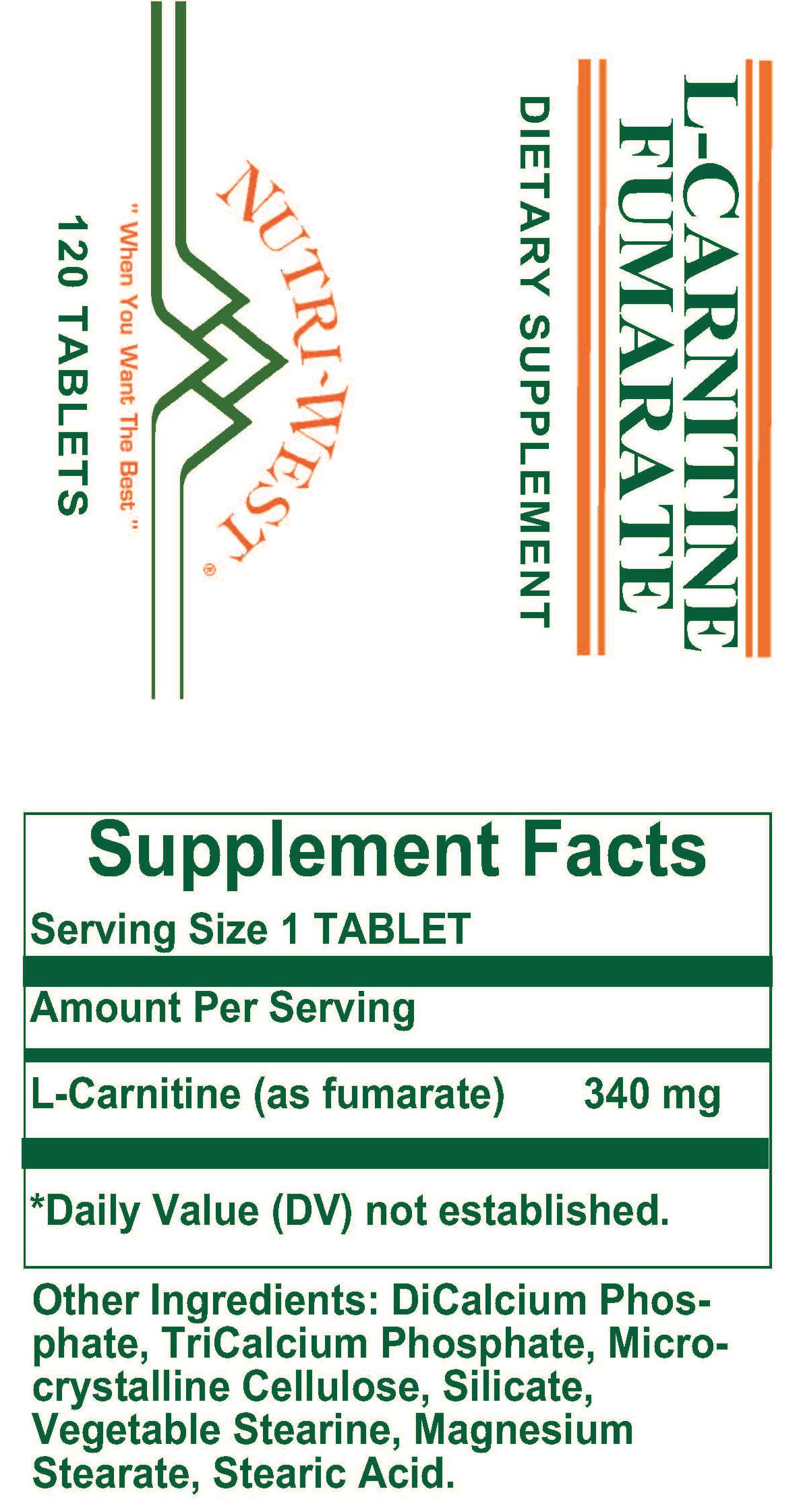 best l carnitine fumarate Nutri-West(R) Official Site